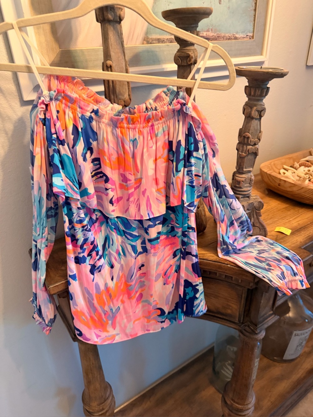 Lilly Pulitzer off shoulder top